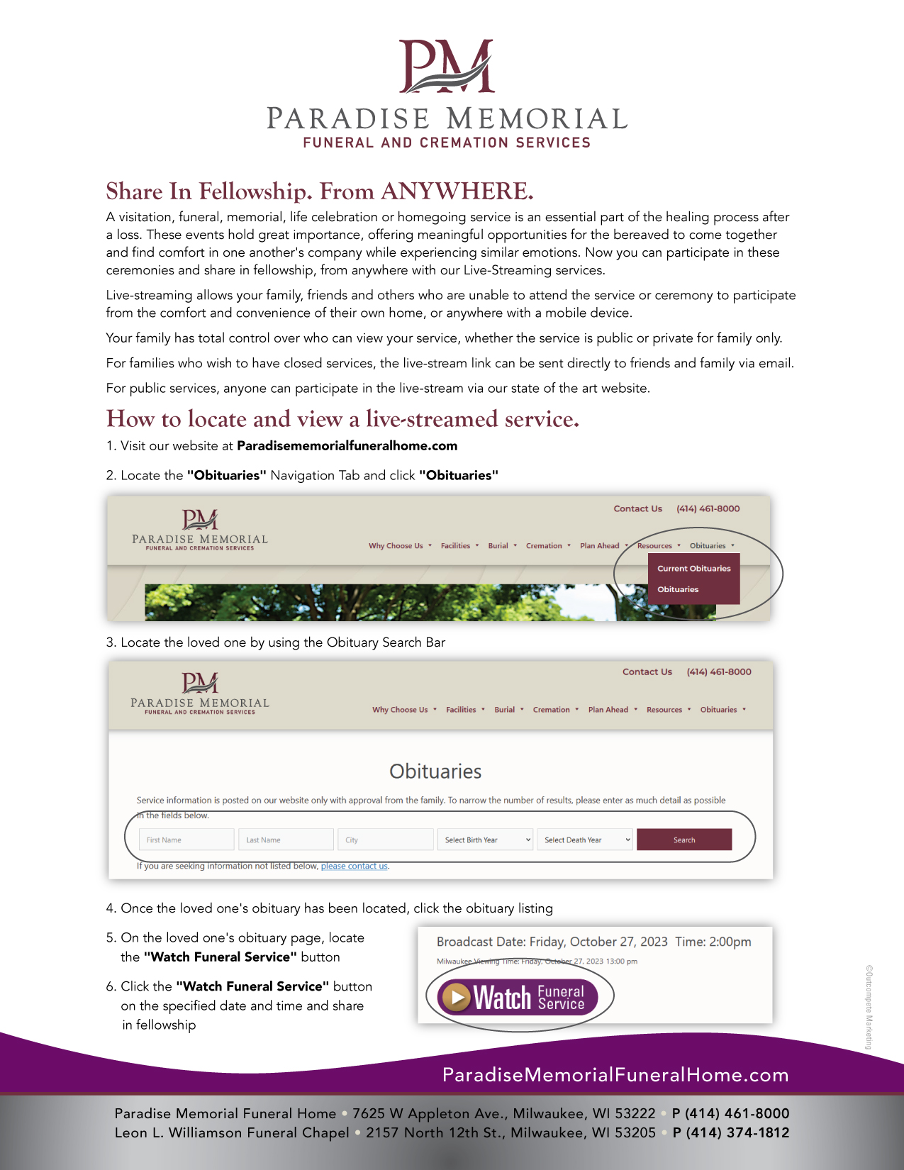 Live-Stream Services Document